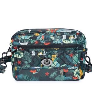 Lug Switch Convertible Crossbody Bag—Wildlife Black